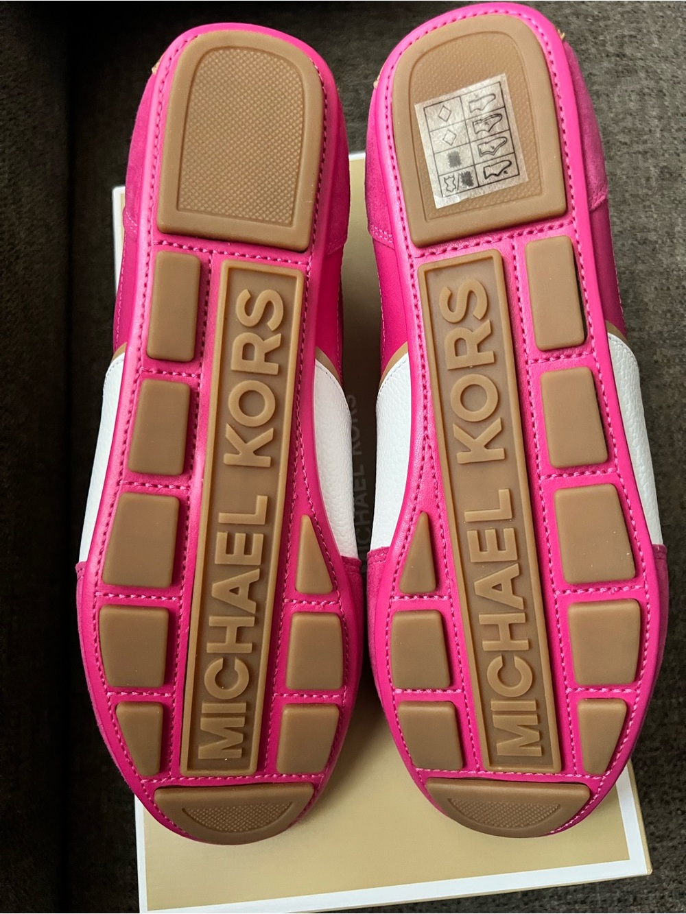 Michael Kors Size 8 Women’s Keely Nylon Trainer Milos Raspberry New In Box - Picture 6 of 8
